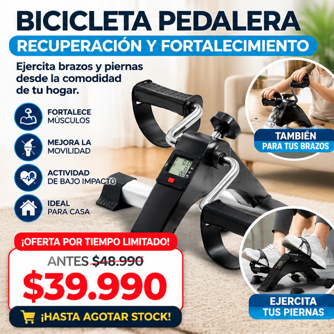 BICICLETA PEDALERA RECUPERACION O FORTALECIMIENTO