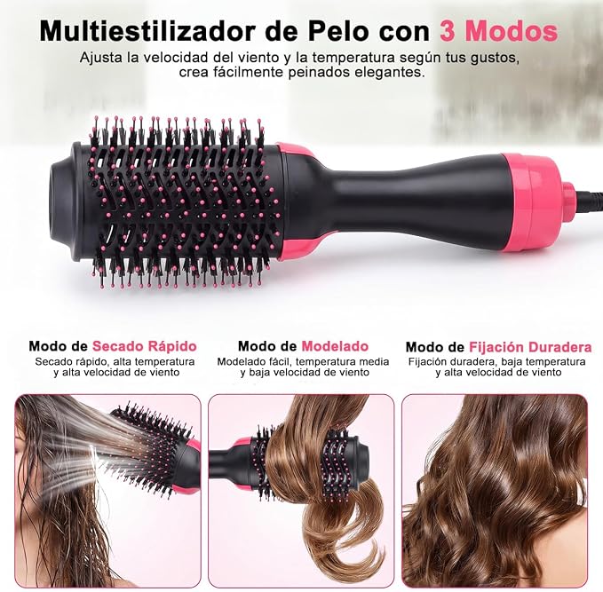 CEPILLO SECADOR DE PELO 3 EN 1