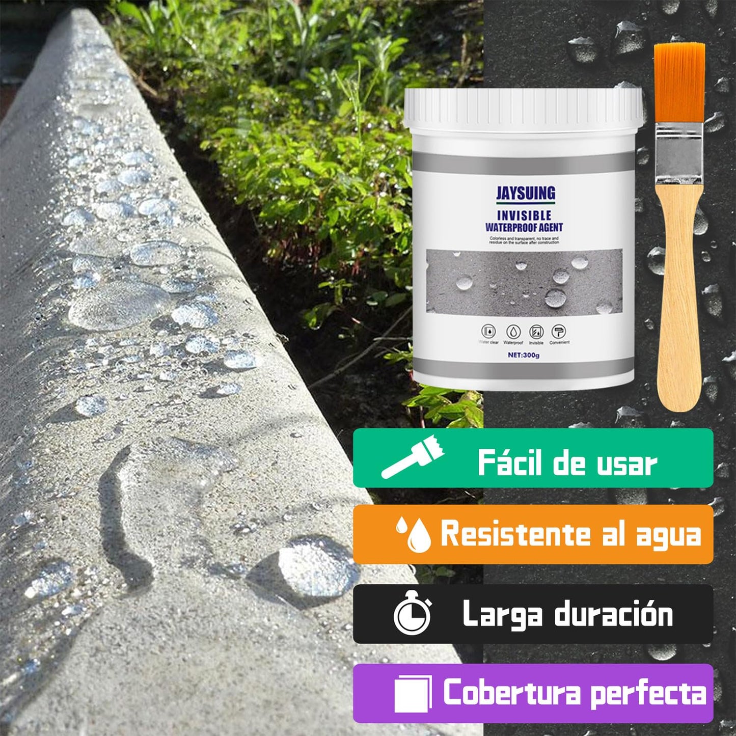 Sellador adhesivo Premium 300g + BROCHA DE REGALO