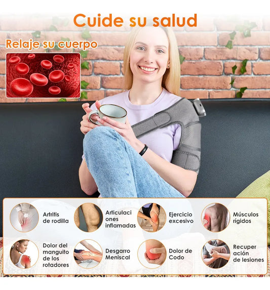 Rodillera Termica Con Masajeador PRO