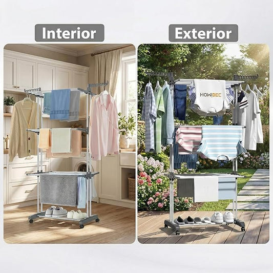 TENDEDERO ORGANIZADOR DE ROPA PLEGABLE