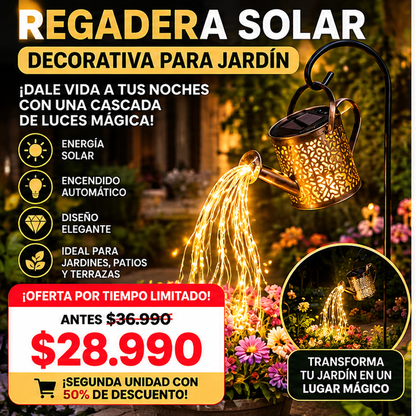 Regadera Solar Decorativas Jardín