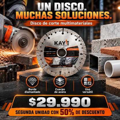 DISCO DE CORTE MULTIMATERIALES