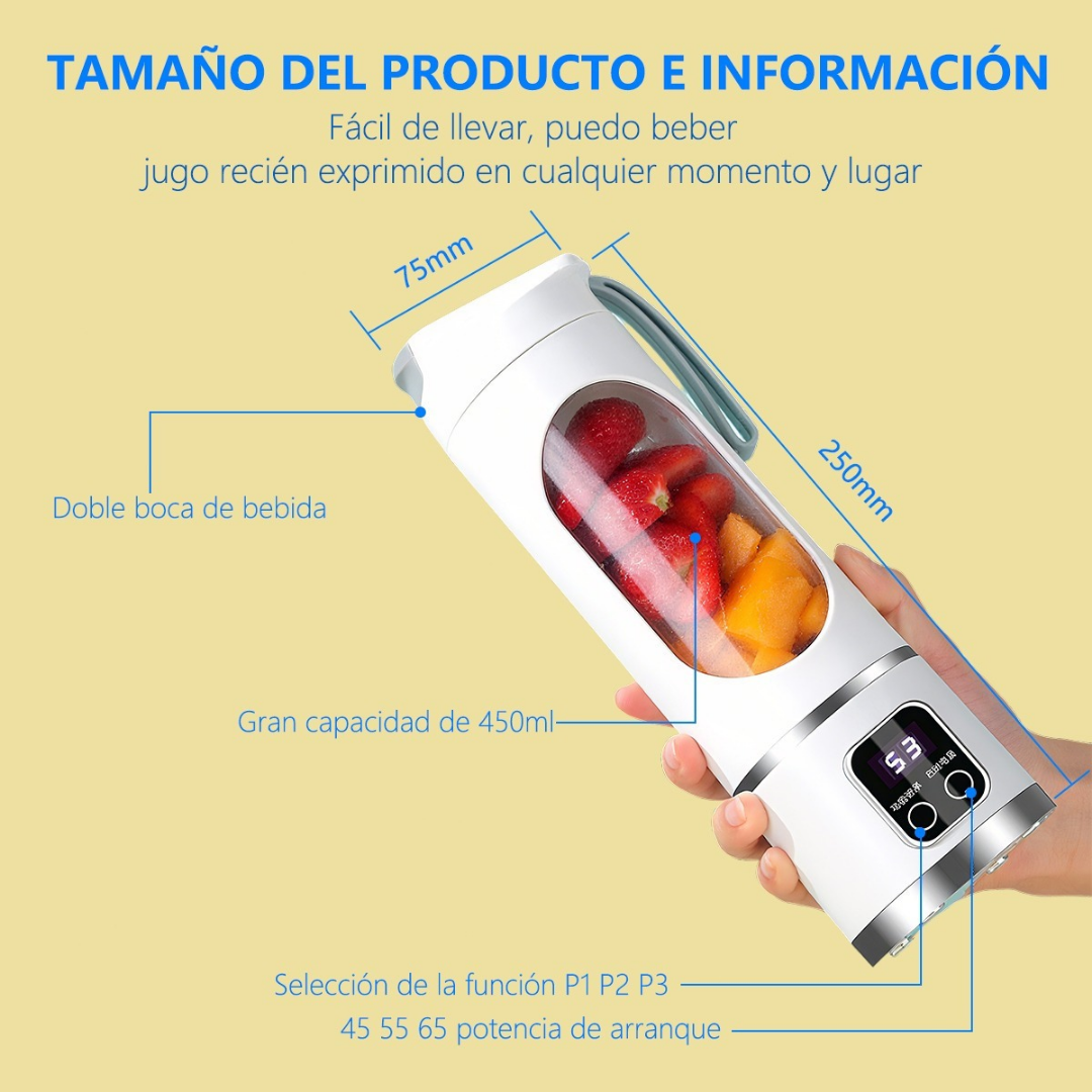 Licuadora Procesadora Portatil Usb