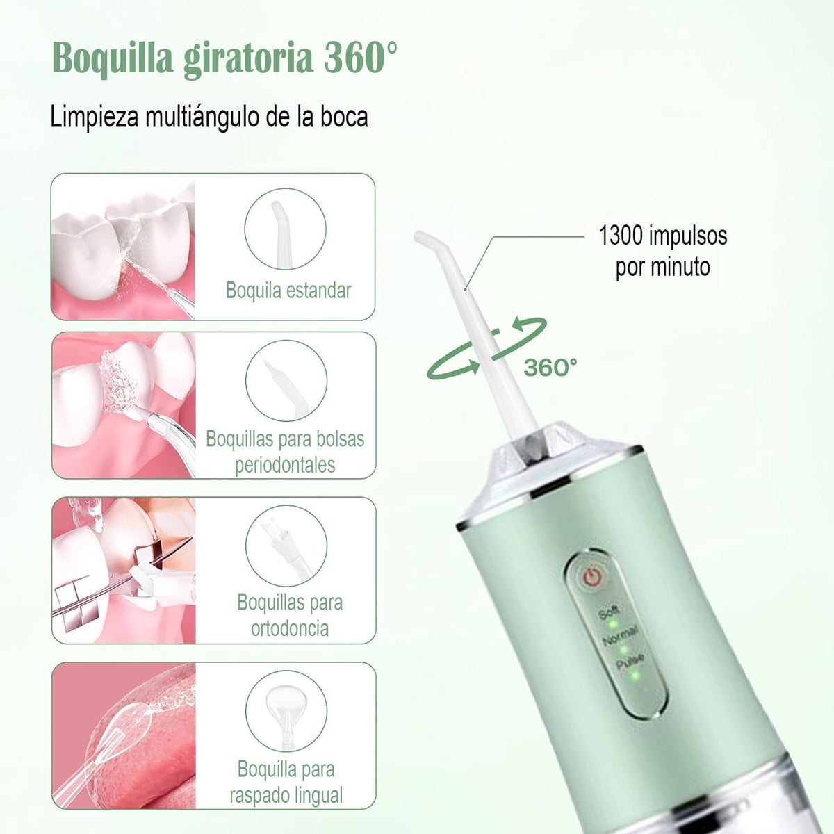 Irrigador Bucal Anti Mal Aliento