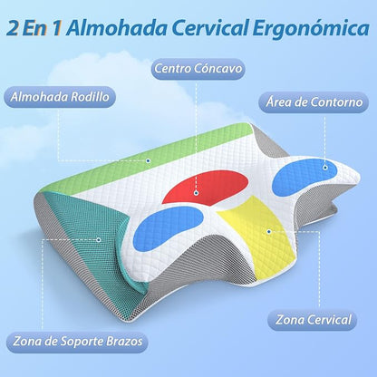 ALMOHADA CERVICAL PRO GRIS