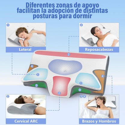 ALMOHADA CERVICAL PRO GRIS