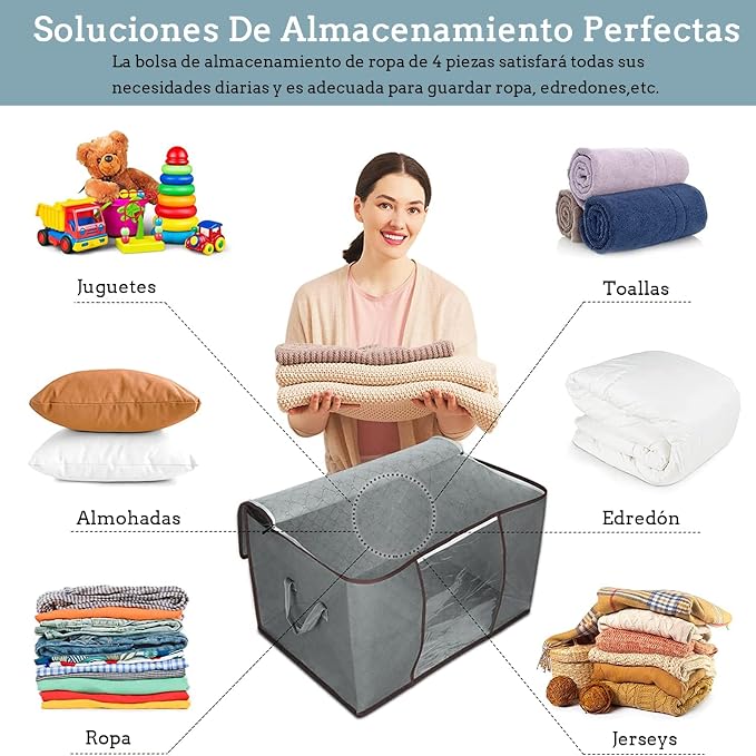 Organizador para frazadas y edredones