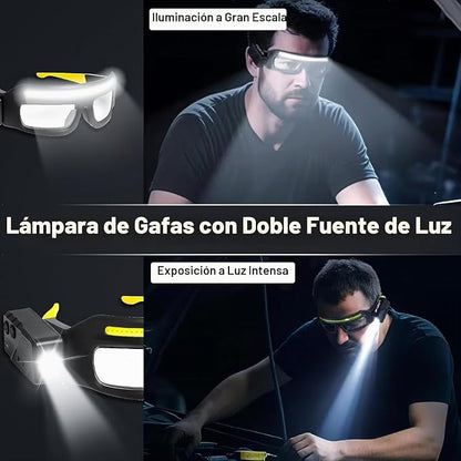 Gafas Seguridad Luz LED Inteligentes