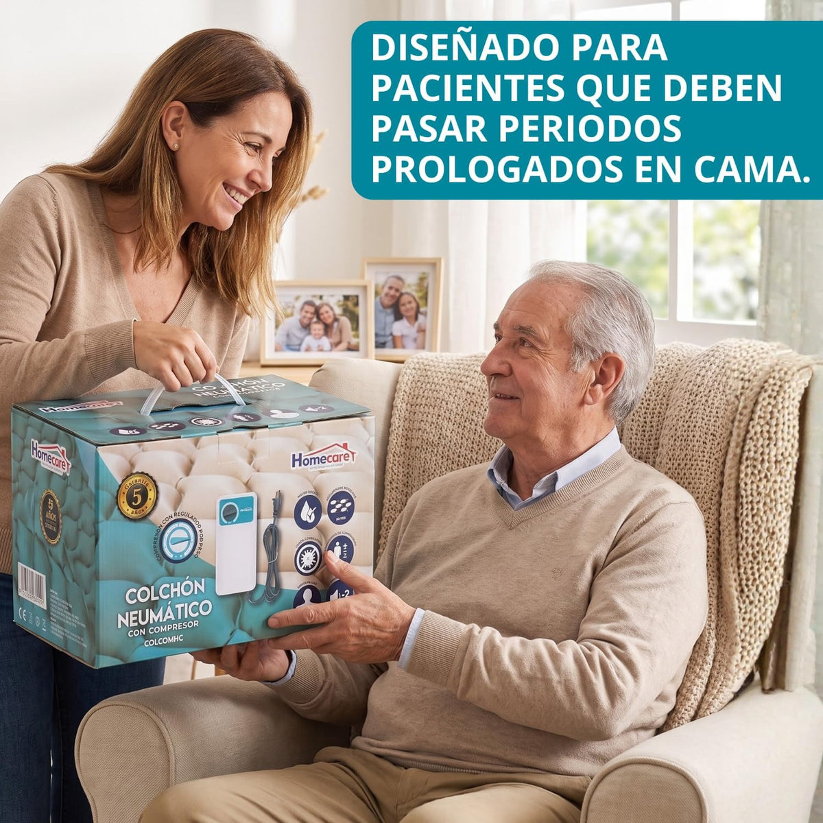 Colchon Antiescaras con Compresor