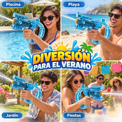 Pistola Agua Eléctrica Automática Luces
