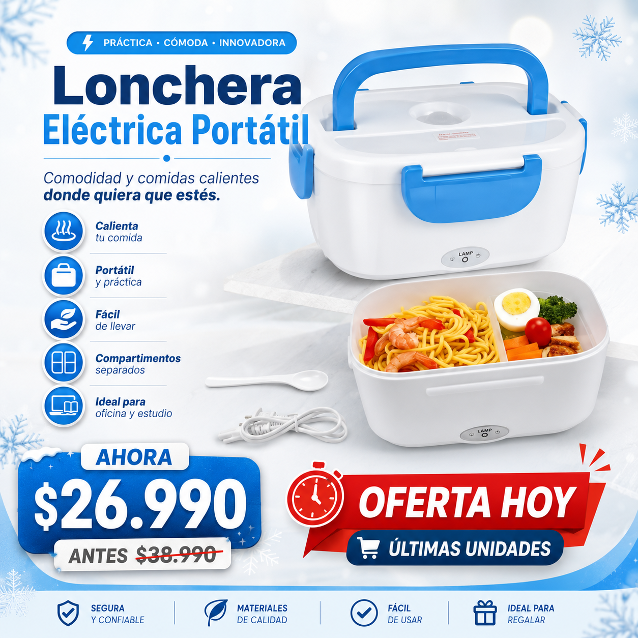 Caja bento eléctrica
