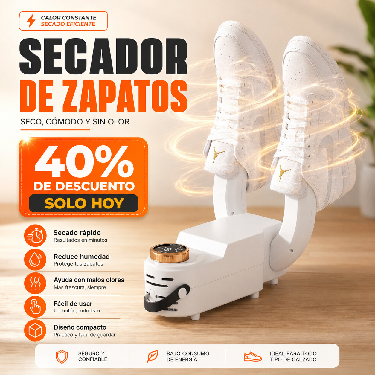 Secador de zapatos