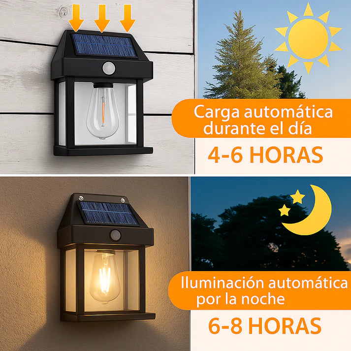 Foco Solar 20 Led Con Sensor