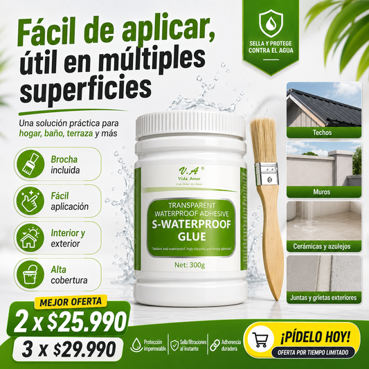 Sellador Adhesivo Impermeable 300gr con brocha