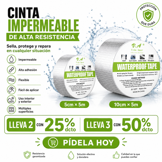 Cinta Selladora Impermeable de Butilo