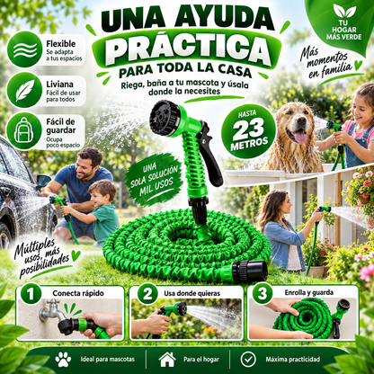 Manguera extensible 23 metros