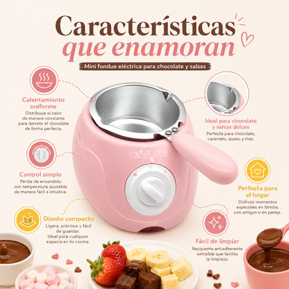 Fondue Eléctrica para Derretir Chocolate