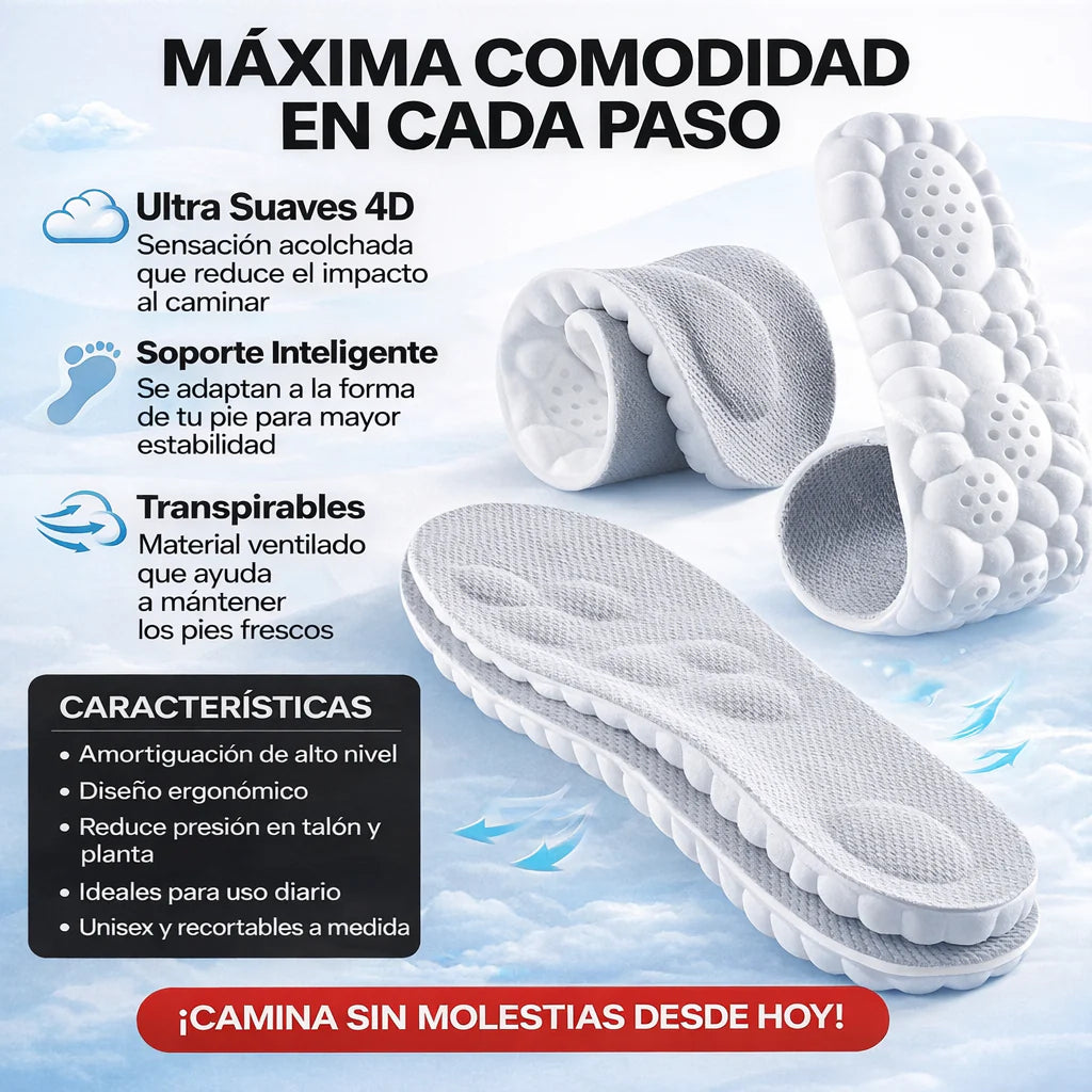 Plantilla ortopédica 4D - FASCITIS PLANT