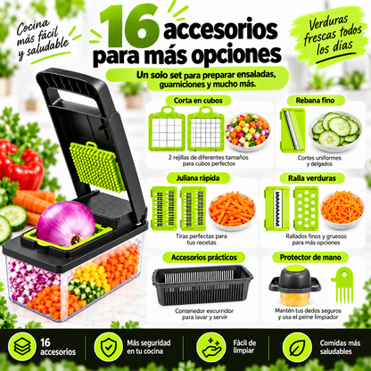 Picador Verdura Premium 16 En 1