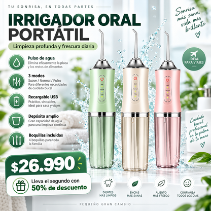 Irrigador Bucal Anti Mal Aliento
