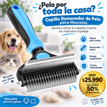 Cepillo Removedor de Pelos Para Mascotas