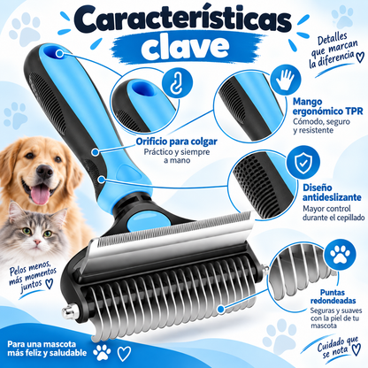 Cepillo Removedor de Pelos Para Mascotas