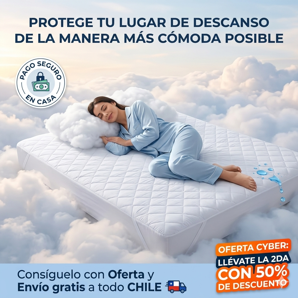 CUBRE COLCHON IMPERMEABLE