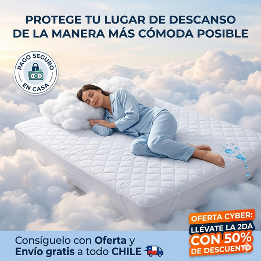 CUBRE COLCHON IMPERMEABLE