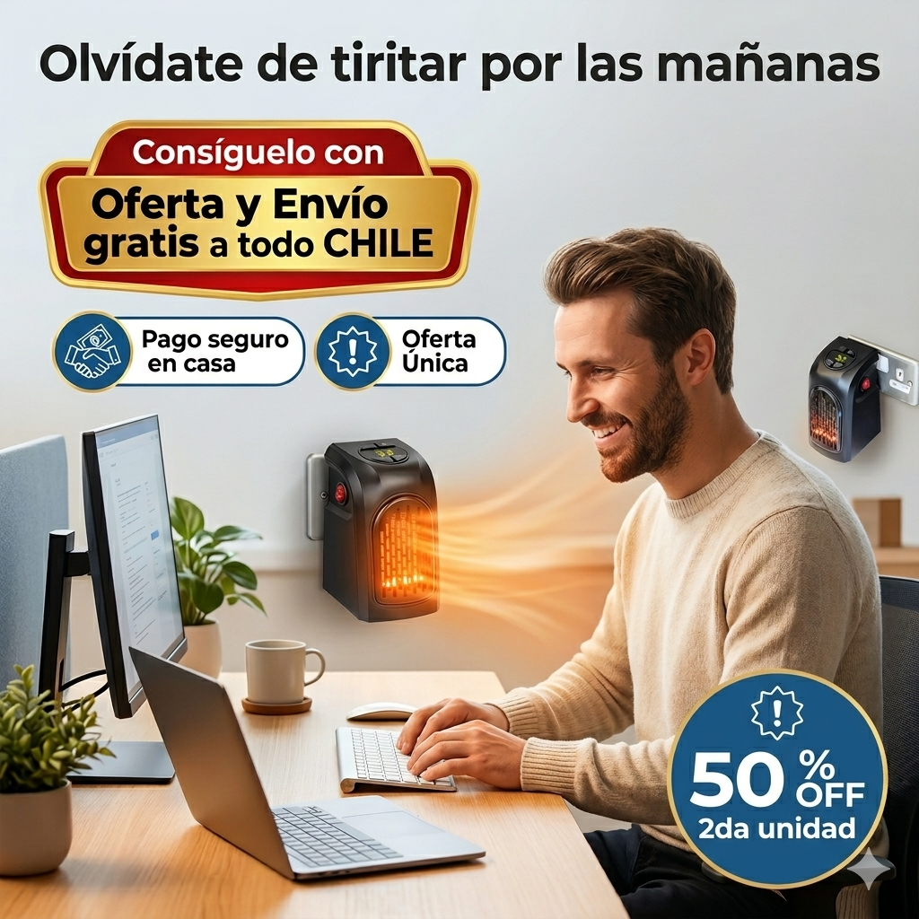Calefactor Eléctrico 400w Handy Heater