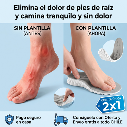 Plantilla ortopédica 4D - FASCITIS PLANT