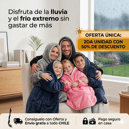 Polerón Abrigo Invierno Impermeable- MAXI Poleron