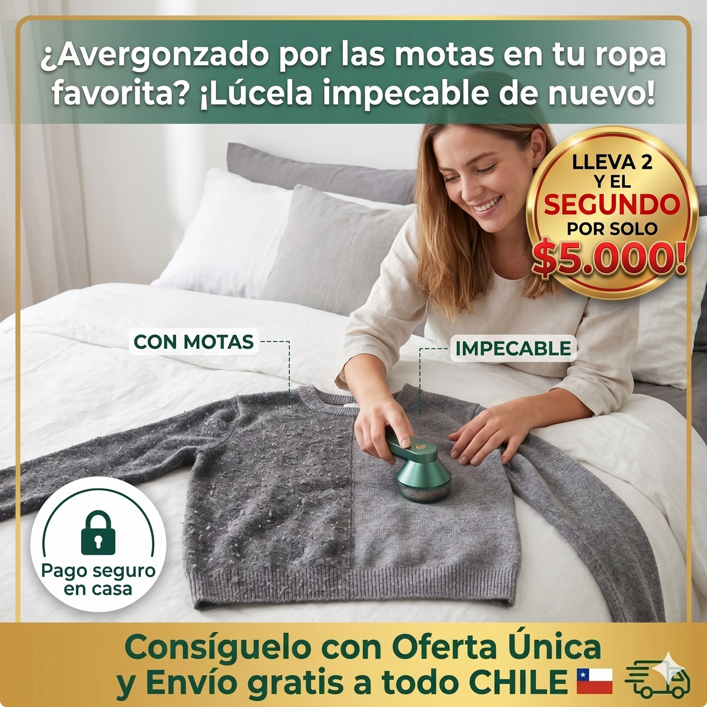 Removedor Pelusa Recargable Usb