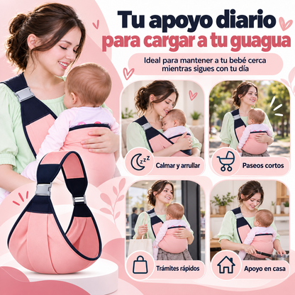PORTA BEBE ERGONOMICO CANGURO AJUSTABLE