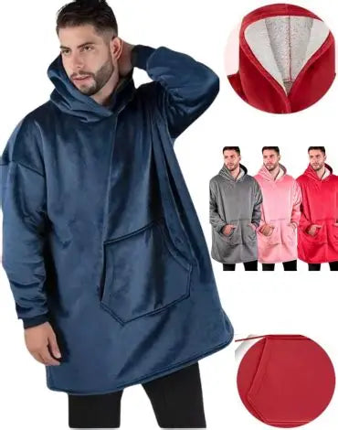 Polerón Abrigo Invierno Impermeable- MAXI Poleron
