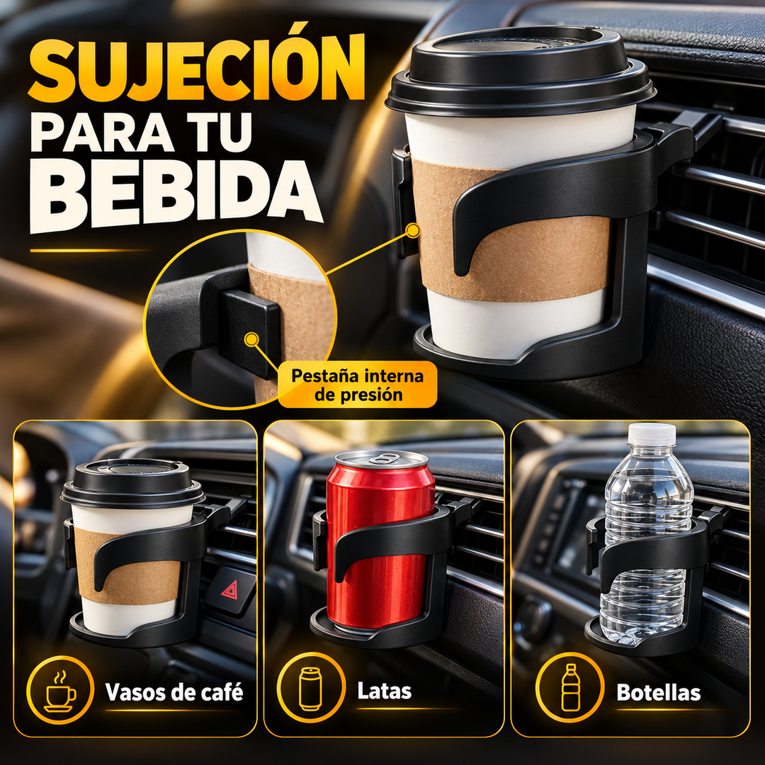 Porta Vasos y Botellas Para Auto