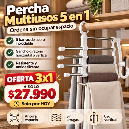 Perchero Magico Multi Percha 3x1