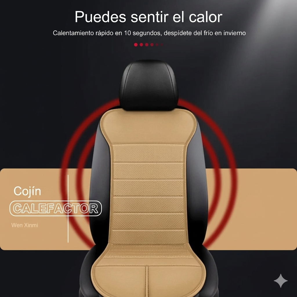FUNDA CALEFACCIONABLE PARA ASIENTO AUTO