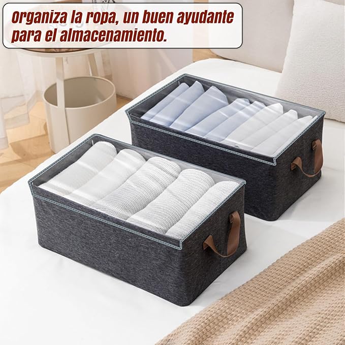 Pack 3 Canastas Cajas Organizadoras Pleg