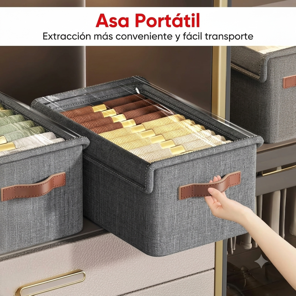 Pack 3 Canastas Cajas Organizadoras Pleg