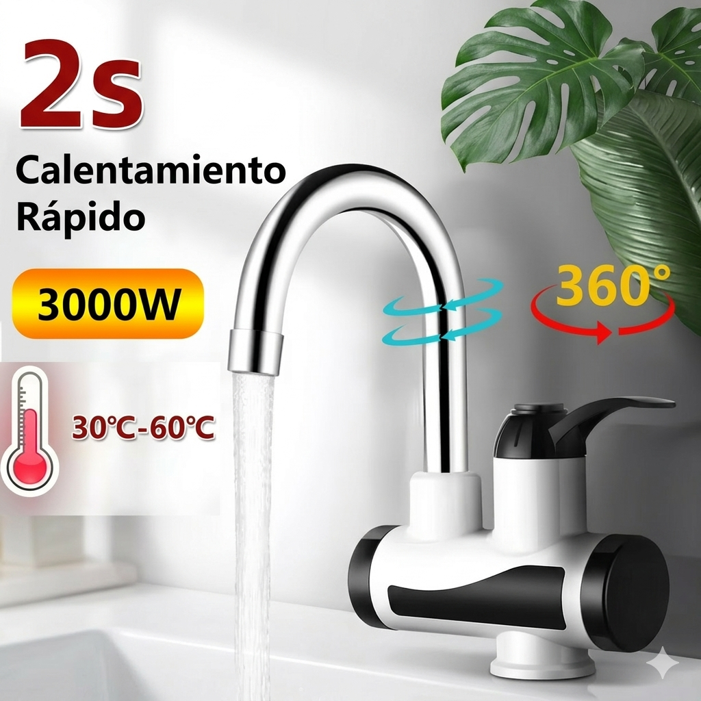 Calentador de agua eléctrico para lavaplatos