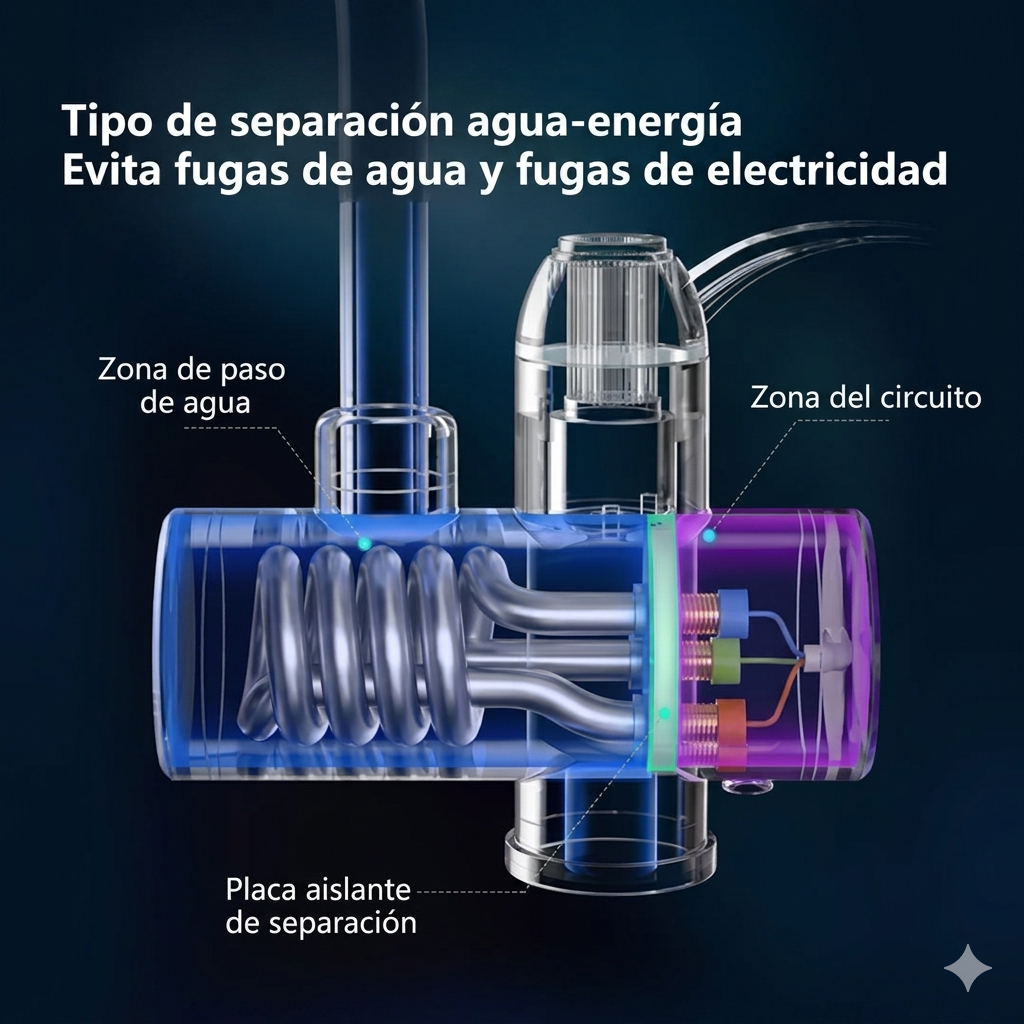 Calentador de agua eléctrico para lavaplatos