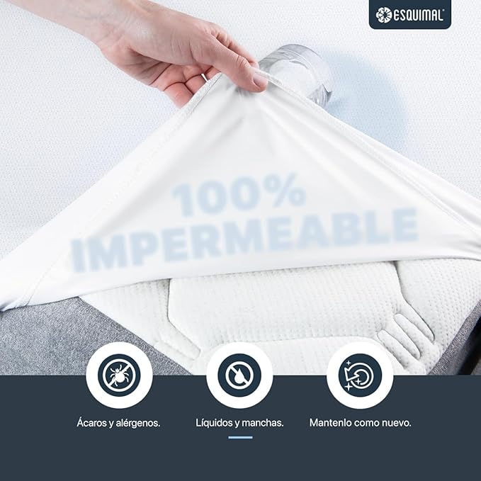 CUBRE COLCHON IMPERMEABLE