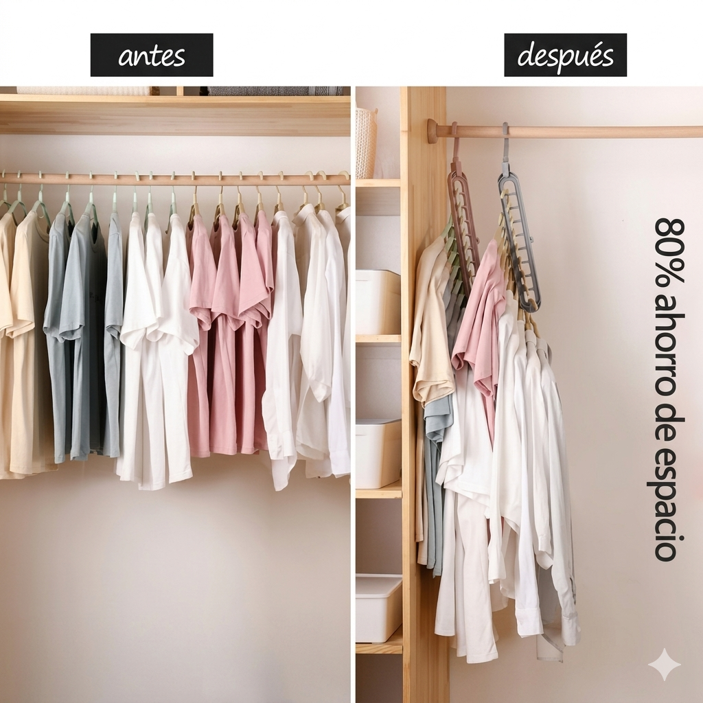 9 en 1 COLGADOR ORGANIZDOR ROPA GANCHO