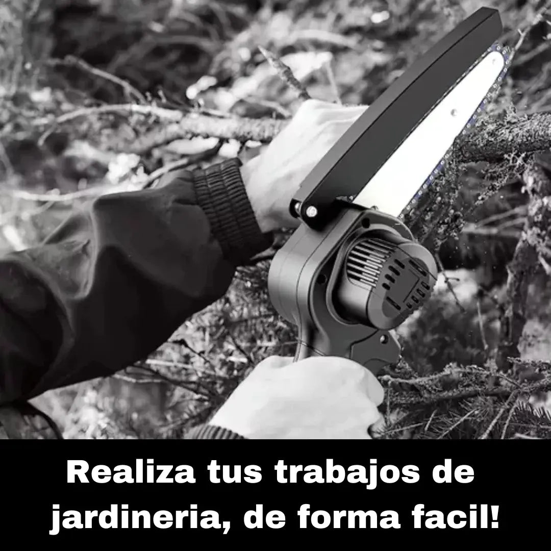 Motosierra Eléctrica Portátil Recargable