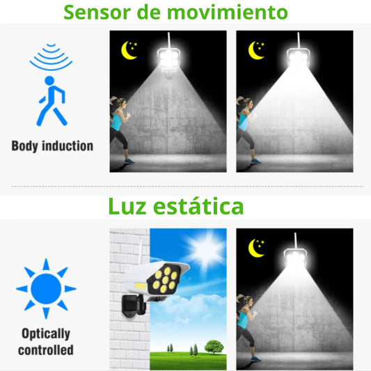 foco solar tipo camara