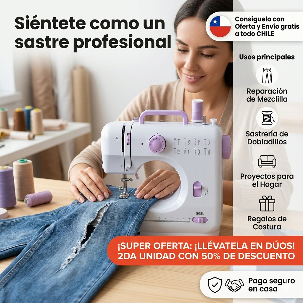Mini Maquina De Coser 505l