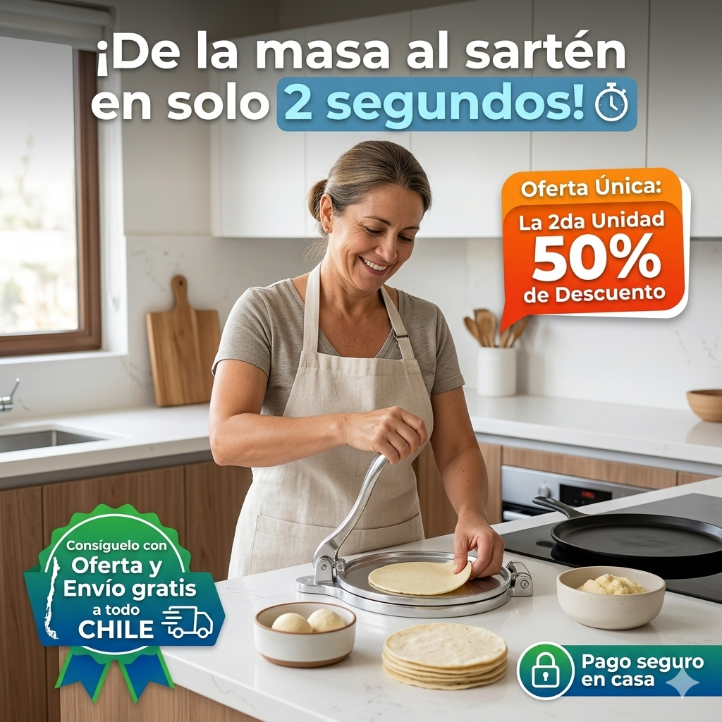 Prensa para tortillas y sopaipillas