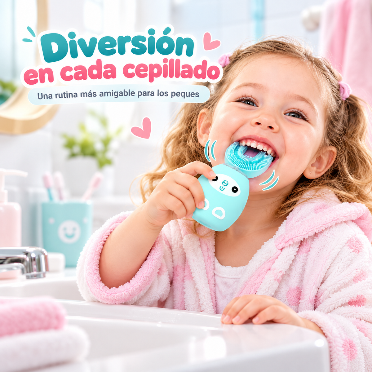 Cepillo de dientes en U Electrico Anti Caries