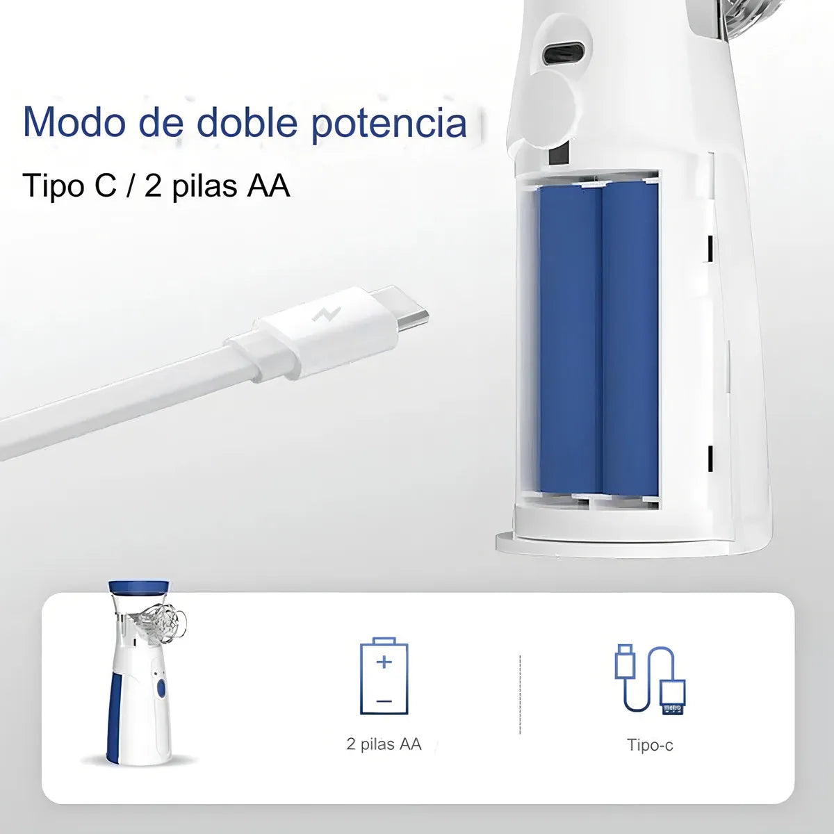 Nebulizador portátil inhalador